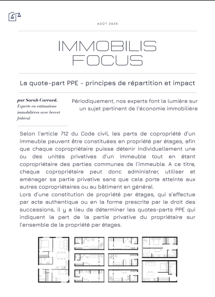 La quote-part PPE – principes de répartition et impact