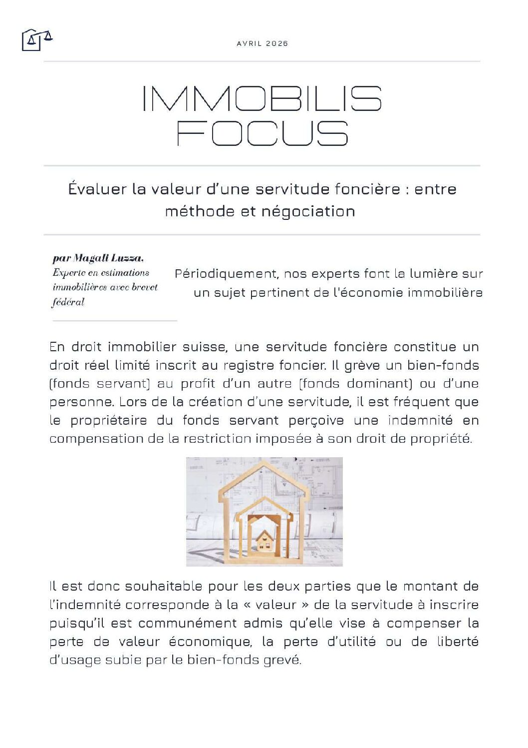  Évaluer la valeur d’une servitude foncière : entre méthode et négociation